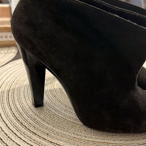 Balenciaga Black Suede Ankle Boots Size 7.5 - Picture 15 of 15